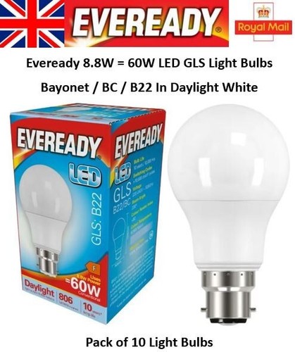 60w led bayonet bc - 8.8w, =